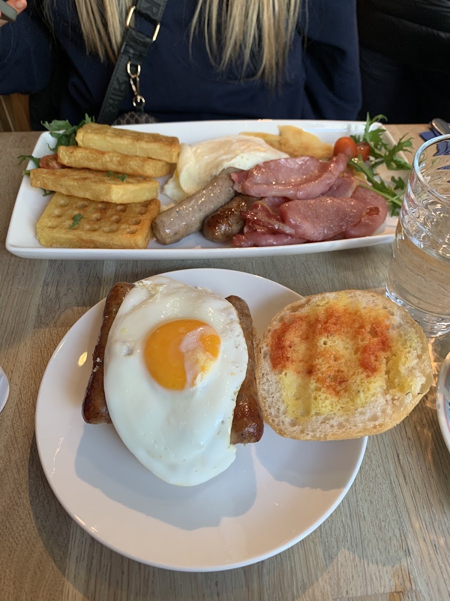 Full breakfast - potato scones were delicious