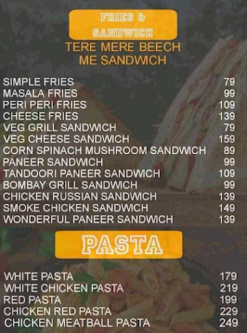 Love 90's menu 