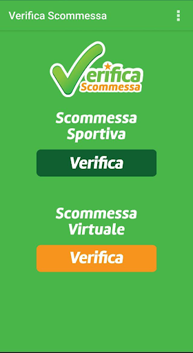 Verifica Scommessa - Giocata sportiva e virtuale