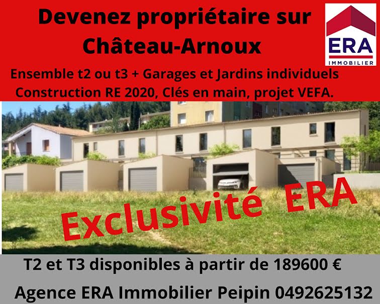 Vente appartement   à Château-Arnoux-Saint-Auban (04160), 242 000 €