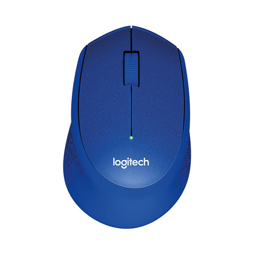 Chuột máy tính không dây Logitech M331 (Xanh)