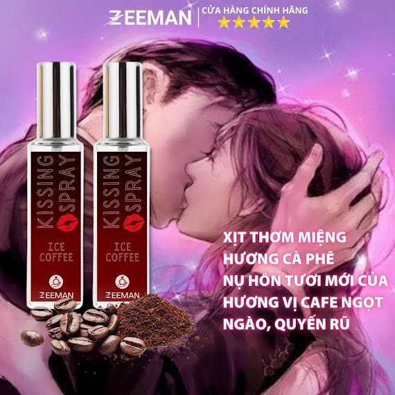 Xịt Thơm Miệng Kissing Spray Ivory Xịt Khử Mùi Hôi Miệng 20Ml Hương Juicy Kiss Vị Đào Ngọt Ngào Và Love Spray Bạc Hà