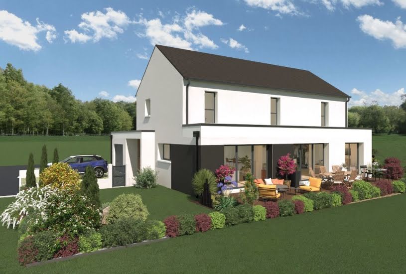  Vente Terrain + Maison - Terrain : 469m² - Maison : 140m² à Saint-Domineuc (35190) 