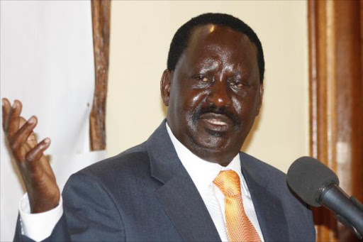 Cord leader Raila Odinga. Photo/FILE