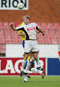 Marc Batchelor in action for Swallows on April 14 2002. 