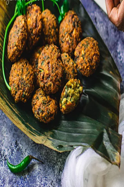 Keerai (Spinach) Vada