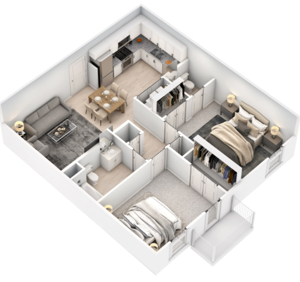 Rendered Bellemont Floorplan Diagram