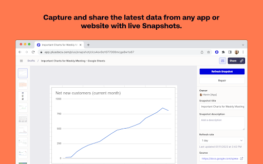 Plus: Live screenshots of any app or website