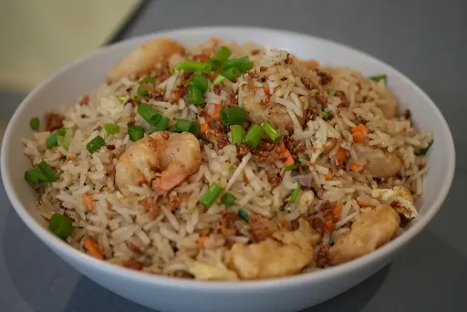 Prawns Burnt Garlic Fried Rice