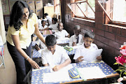 Teachers like Janet Subban of Overport Primary School have to use their initiative Picture: JACKIE CLAUSEN