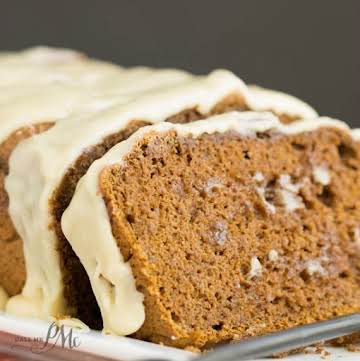 Chocolate Pumpkin Bread Recipe with Browned Butter Maple Glaze