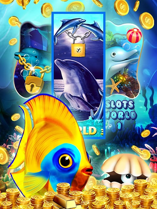 Android application Gold Slots - Casino Fish screenshort