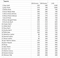 Shree Ganesh Sweets And Farsan Mart menu 1