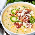 Mexican Street Corn Soup was pinched from <a href="https://thestayathomechef.com/mexican-street-corn-soup/" target="_blank" rel="noopener">thestayathomechef.com.</a>