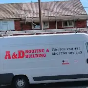 A & D Roofing & Building Logo