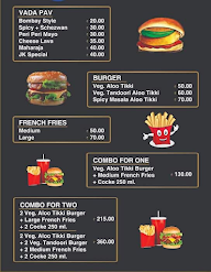 JK fast Food menu 1