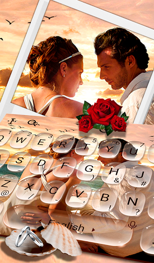 Romantic Love Couple Photo Keyboard Theme