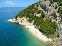 Plage de la côte adriatique