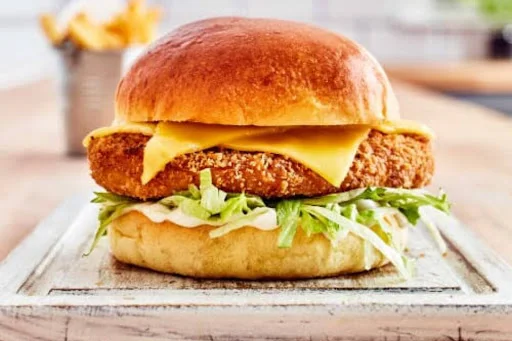 Crispy Paneer Cheese Burger