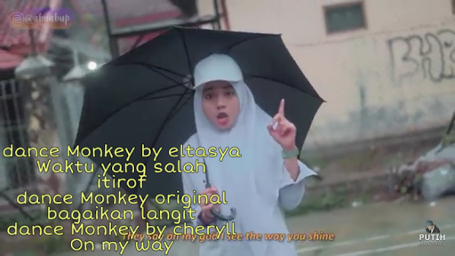 Dance Monkey Putih Abu Abu 2020