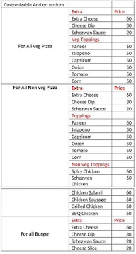 The Pizza Box menu 4