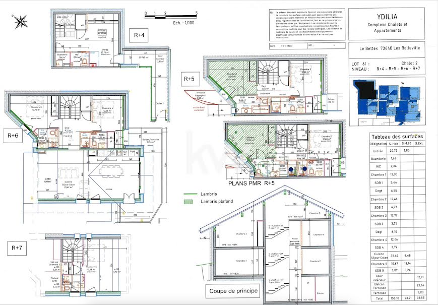 Vente chalet 6 pièces 157 m² à Saint-Martin-de-Belleville (73440), 1 795 000 €