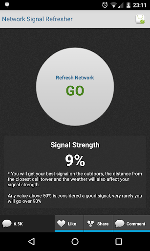 Network Signal Refresher