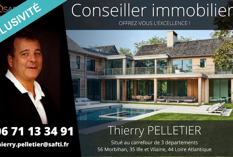  Vente Terrain à bâtir - 1 730m² à Saint-Vincent-sur-Oust (56350) 