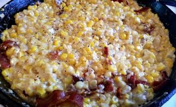 ~ Fried Corn, Cream & Bacon ~