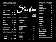 Foodies menu 1