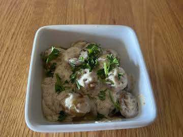 Baby Potatoes with Creamy Parmesan Sauce