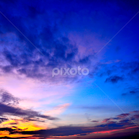 Burning in the Skies by Kresna Wiwaha - Landscapes Cloud Formations