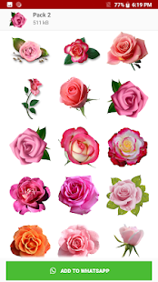 WAStickerApps - ? Flowers Roses Stickers - náhled