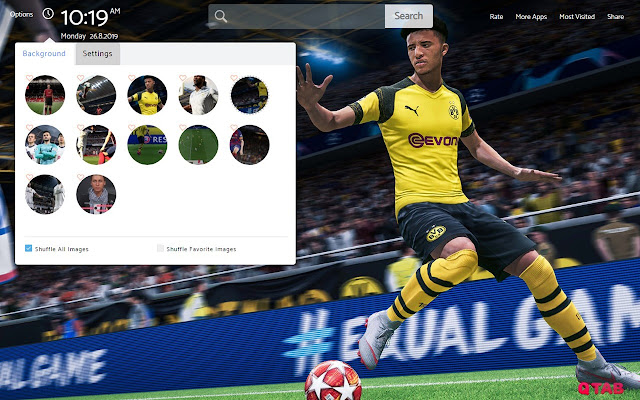 FIFA 20 Wallpapers New Tab Theme