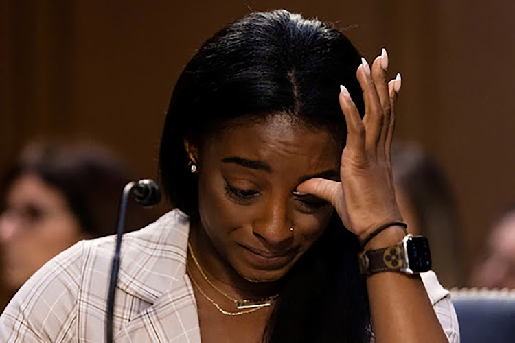 US Olympic gymnast Simone Biles testifies about the FBI's handling of the Larry Nassar investigation.