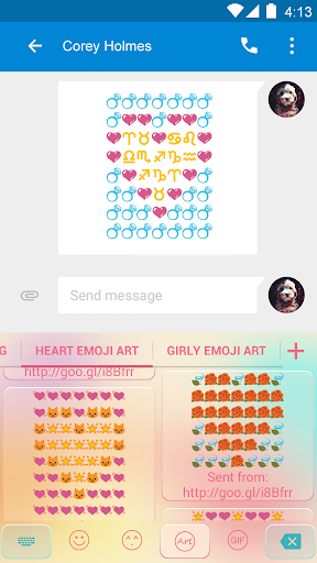 Heart Art Emoji For Shark