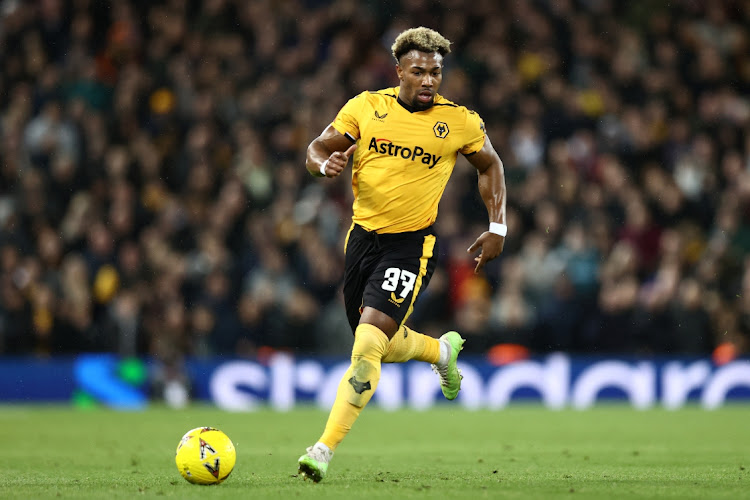 Adama Traore of Wolverhampton Wanderers during the Emirates FA Cup Third Round match between Liverpool and Wolverhampton Wanderers at Anfield in Liverpool, England, January 7 2023 . Picture: NAOMI BAKER/GETTY IMAGES