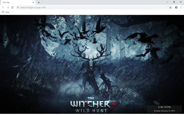 Witcher 3 Wildhunt Custom New Tab