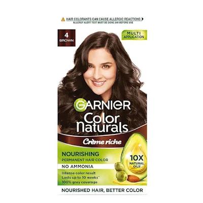 Garnier Black Naturals Hair Colour Shade - 4 Natural Brown 1 Pc - 60 ml