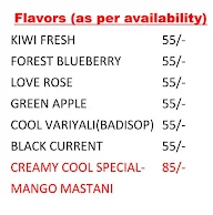 Creamy Cool menu 4