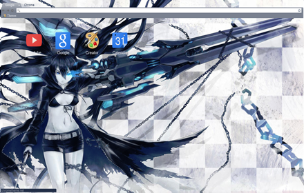 Black rock shooter anime theme 1920x1080 small promo image