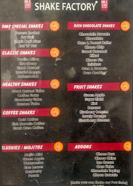 Milk Shake Factory menu 1