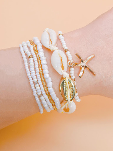 Title 3, Summer Dopamine Starfish Bead Shell Carrying St...