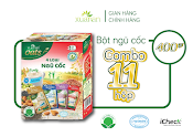 Combo 11 Hộp 4 Loại Ngũ Cốc ( Tặng Kèm 11 Túi Yến Mạch Hữu Cơ 150Gr)