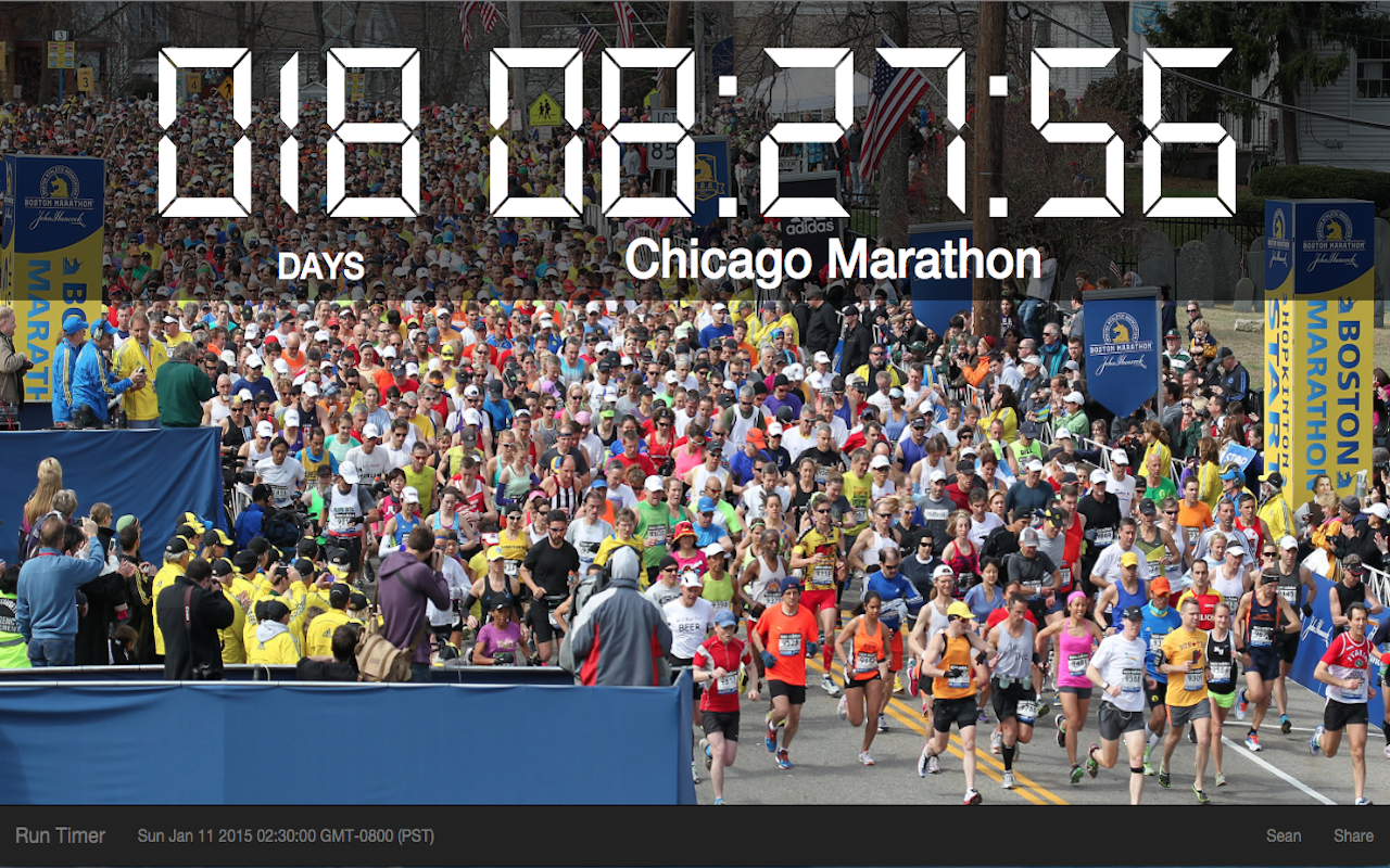 Marathon Countdown Timer Preview image 0