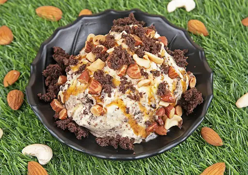 Caramel Brownie Nuts Ice Cream