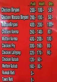 Riyaz Biryani Corner menu 1