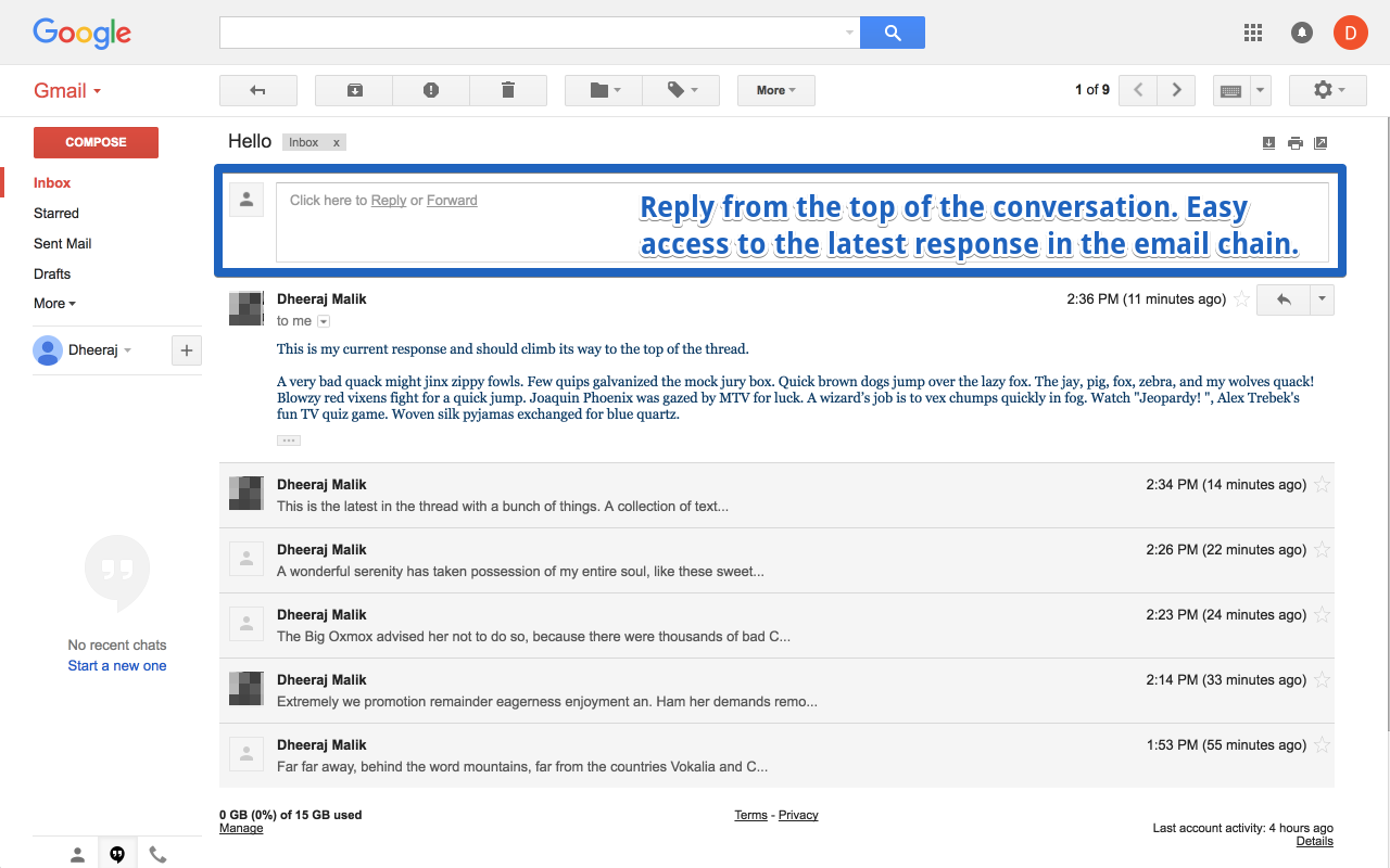 Gmail - Reply at the TOP Preview image 1