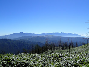 八ヶ岳を望む