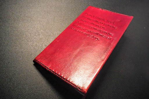 野帳カバー完成品